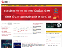 Tablet Screenshot of doji.vn